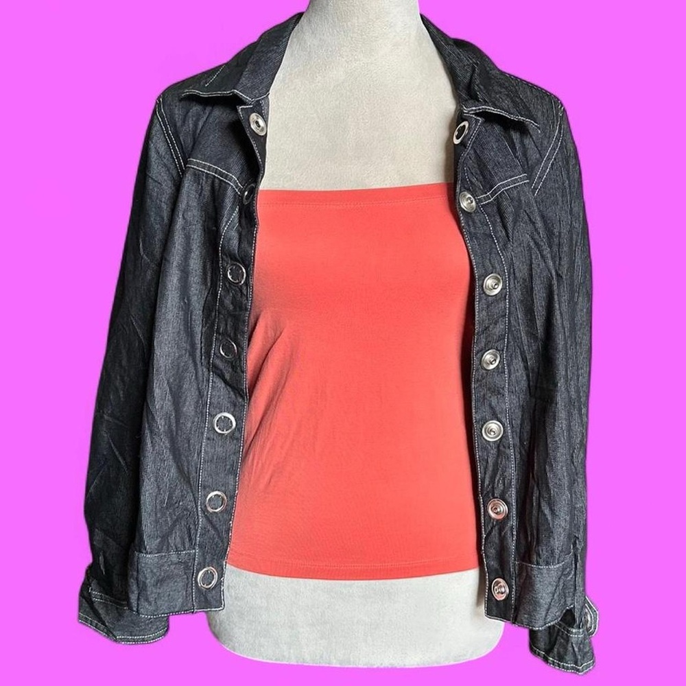 Mac & Jac Black and White Textured Jacket